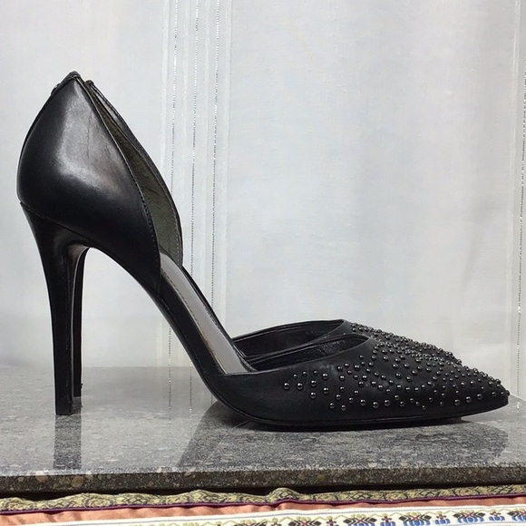 COACH ‘Holmes’ Black Studded Dress Leather - Picture 12 of 13